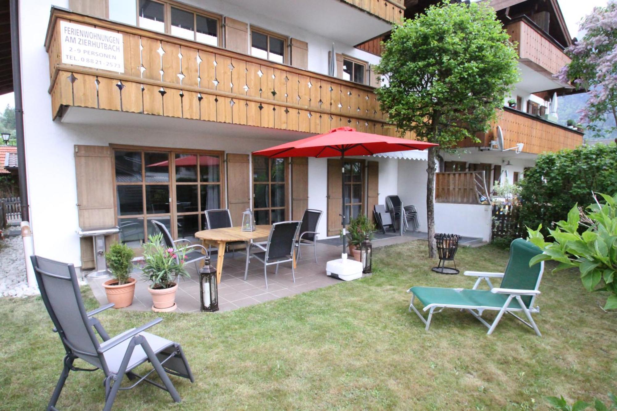 Ferienwohnung Am Zierhutbach Kranzberg Mittenwald Exteriér fotografie